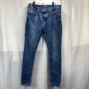 Zara Man Slim Straight Blue Jeans